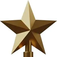 Бронзовая звезда на вершину памятника производство в Звенигово (518482)