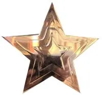 Звезда на памятник ø 150 (518234) монтаж обелиск - стела мм. пустотелая в Звенигово