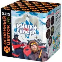 Салют Мишки на севере ОС7322 в Звенигово доставка Огненный Цветок