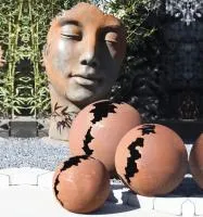 Кортен 3 шара — парк декор (518952) ∅ 950 750 450 мм. Звенигово