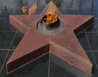 Звезда вечного огня из красного гранита в Звенигово (518541)