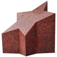 Объёмная звезда красный гранит в Звенигово (518434)
