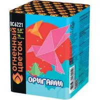 Батарея салютов Оригами ОС6221 в Звенигово доставка Огненный Цветок